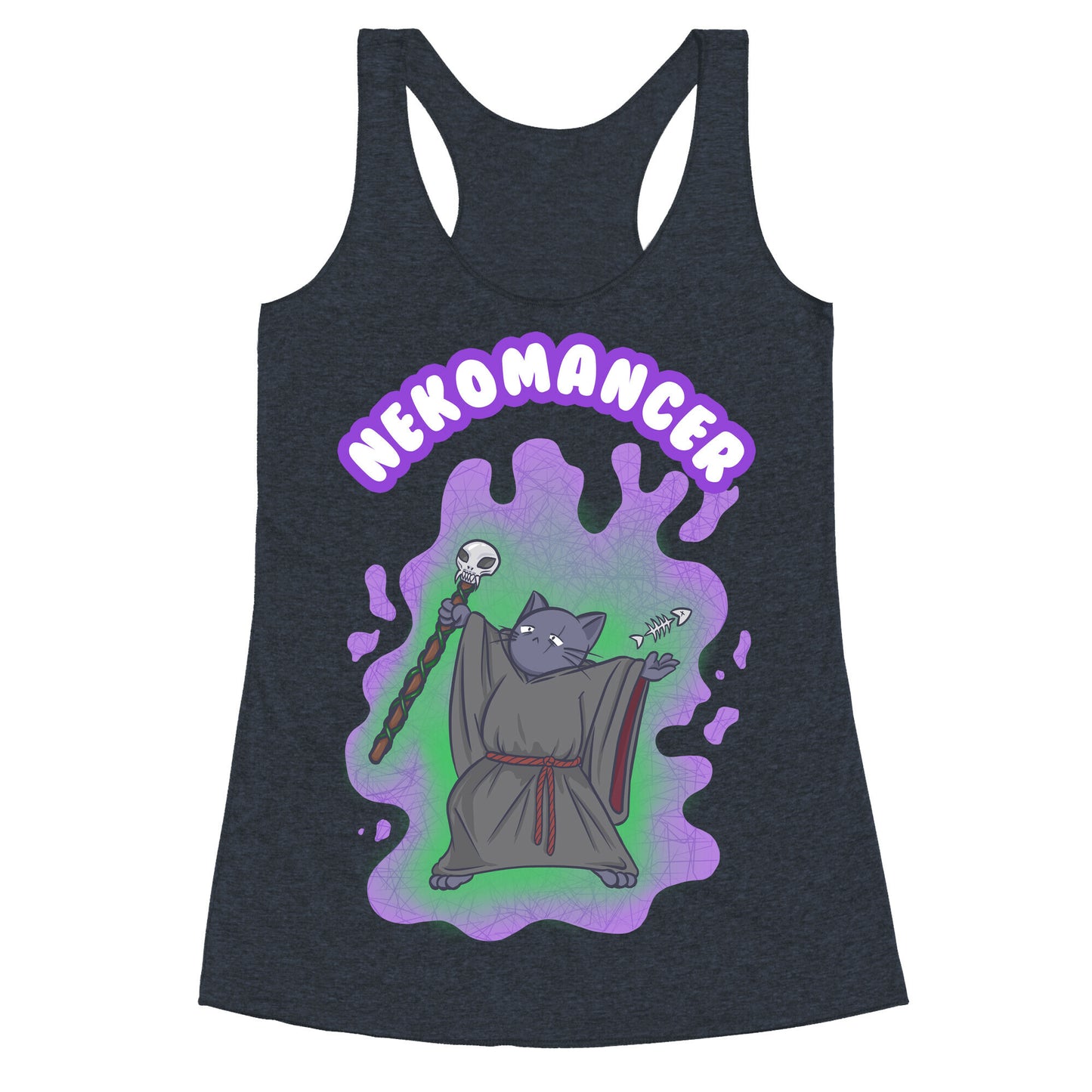 Nekomancer Racerback Tank