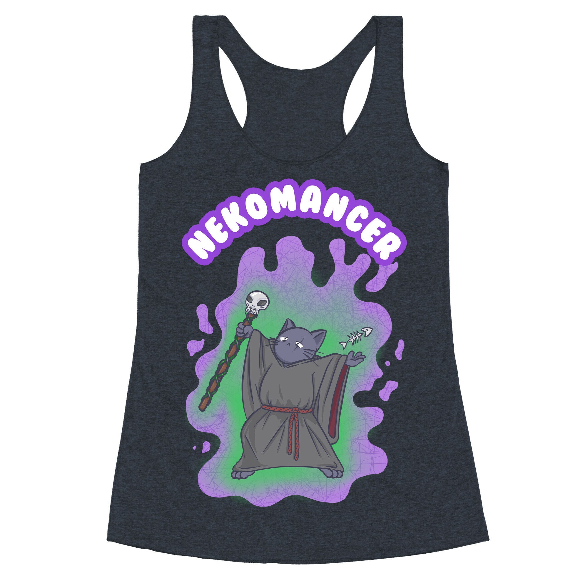Nekomancer Racerback Tank
