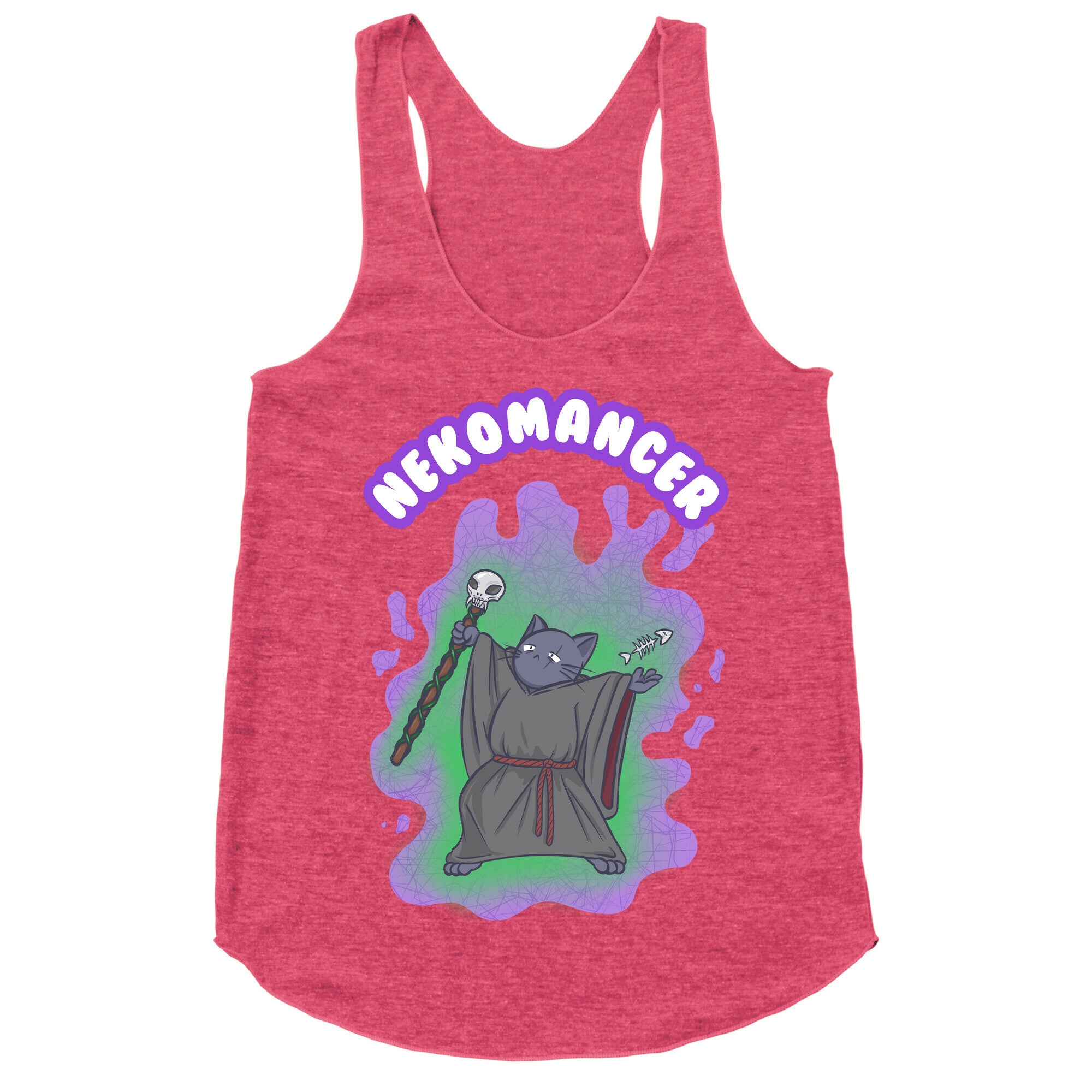 Nekomancer Racerback Tank