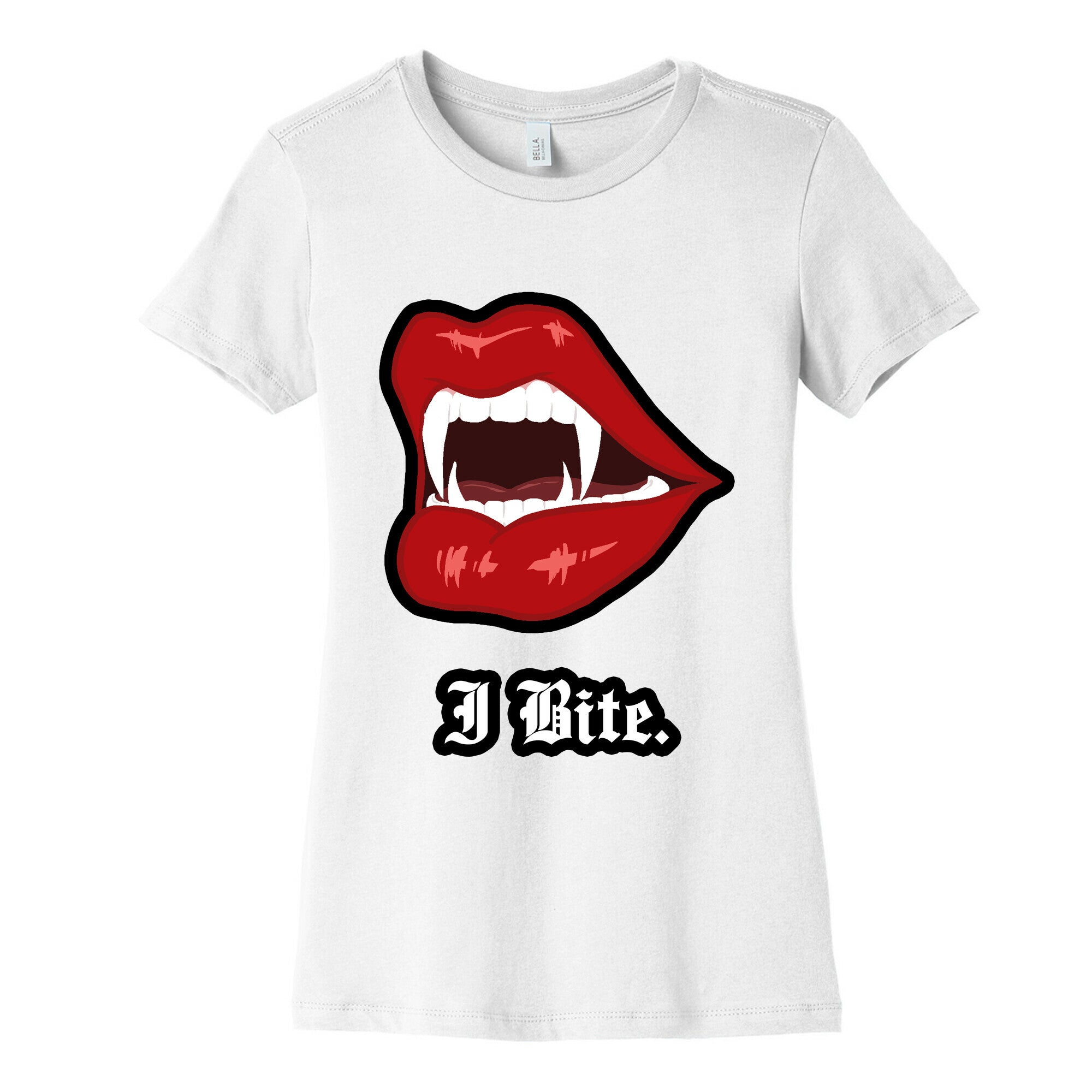 I Bite. Women's Cotton Tee