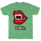 I Bite. Unisex Triblend Tee