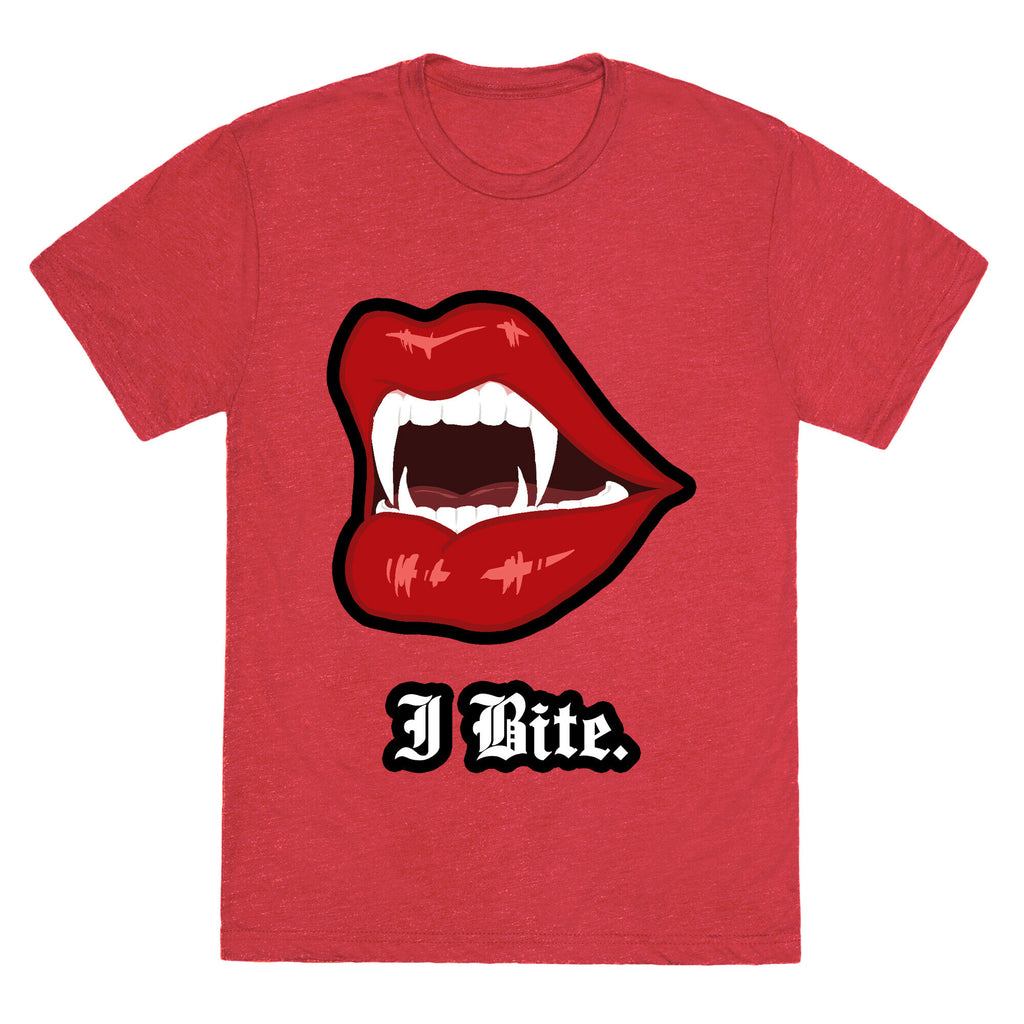 I Bite. Unisex Triblend Tee