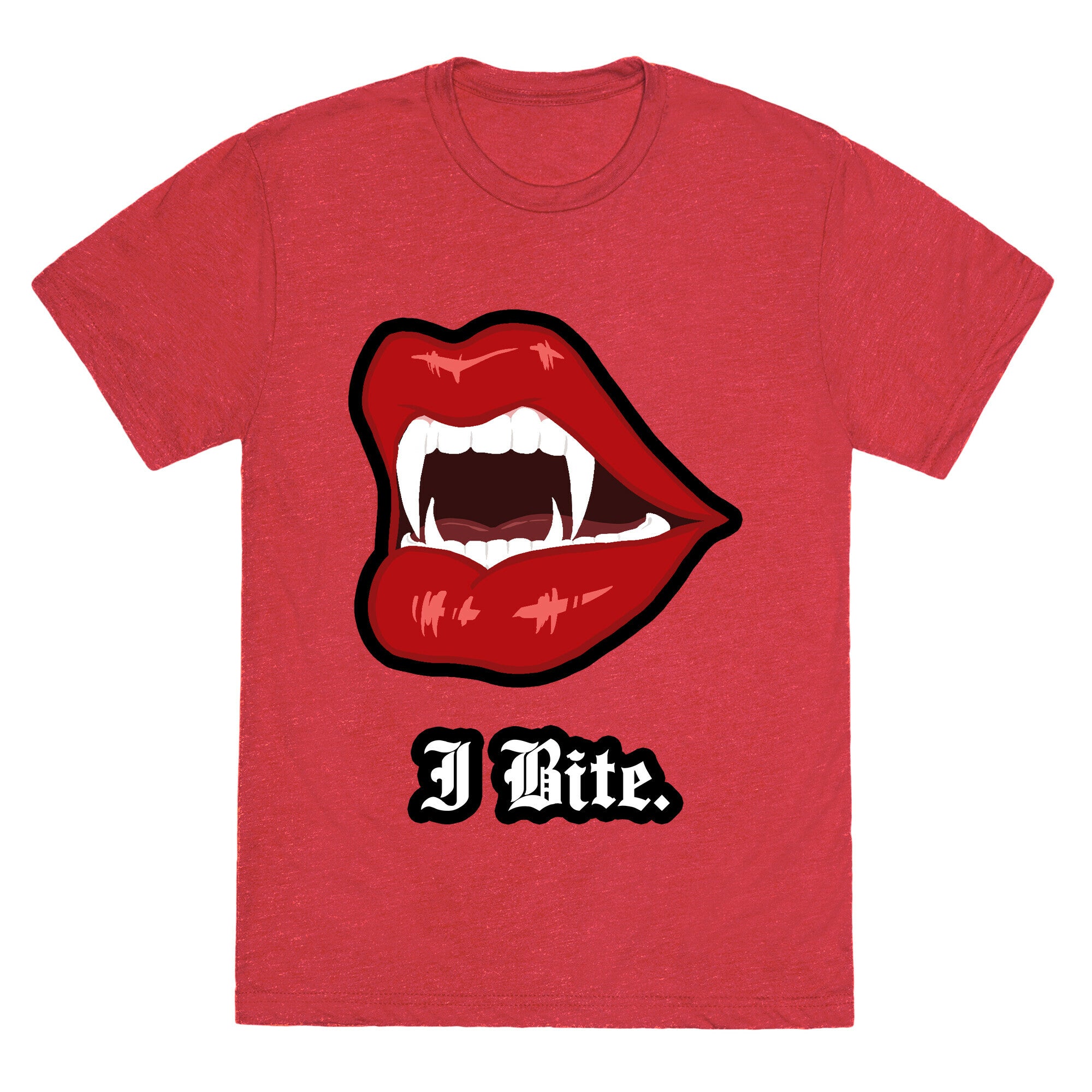 I Bite. Unisex Triblend Tee