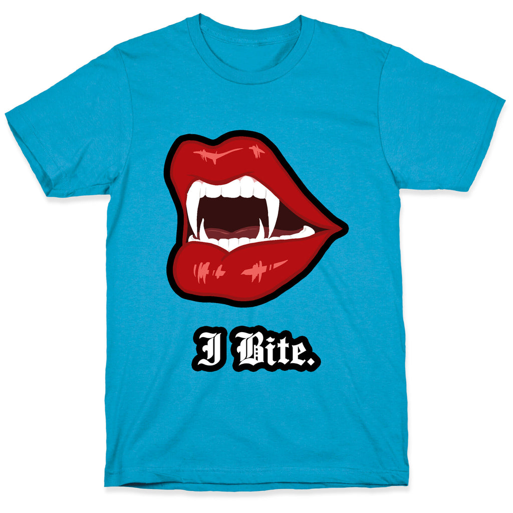 I Bite. Unisex Triblend Tee
