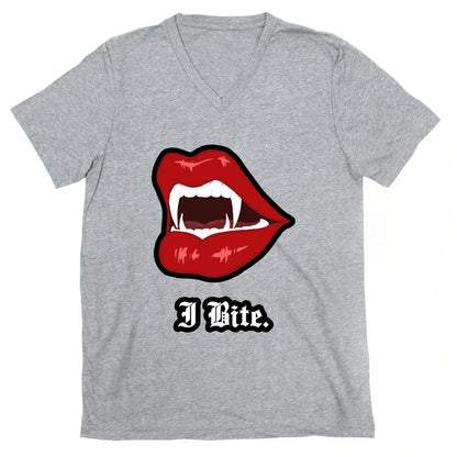 I Bite. V-Neck