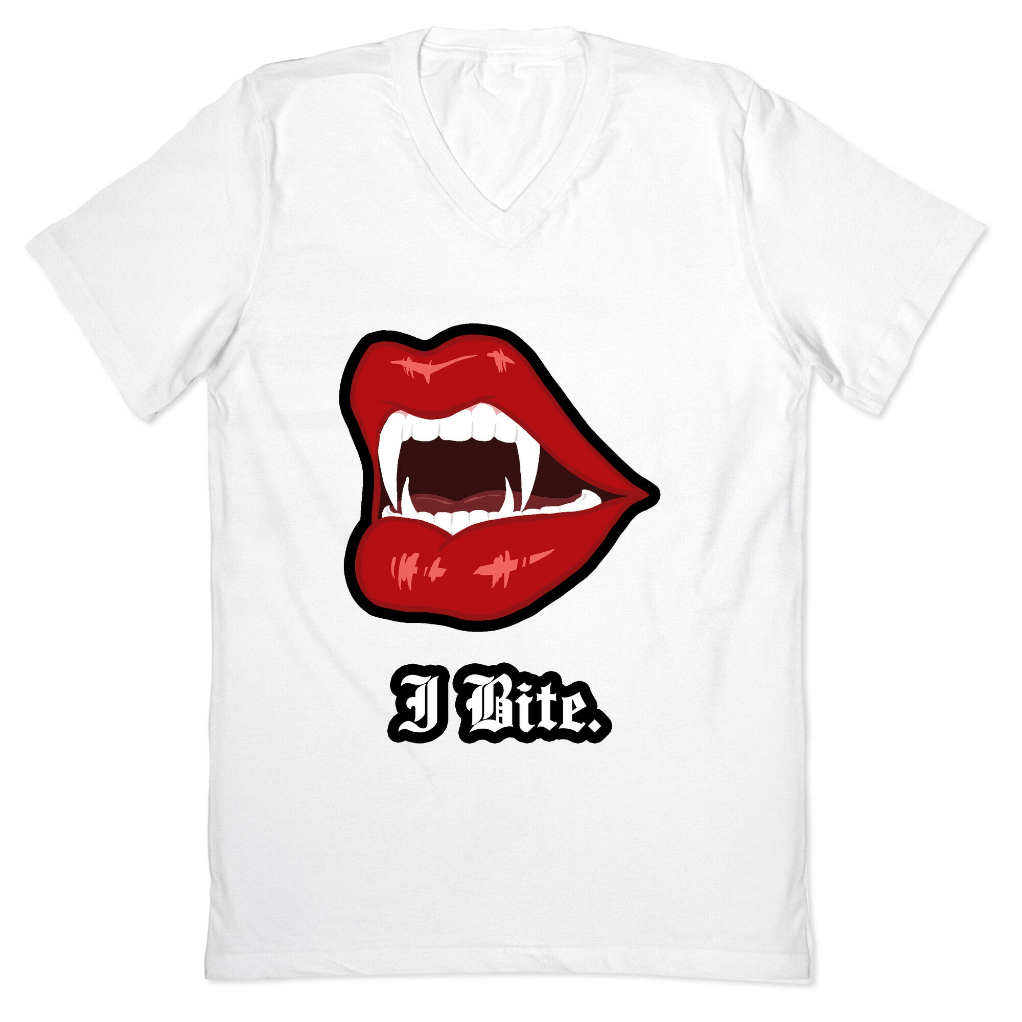 I Bite. V-Neck