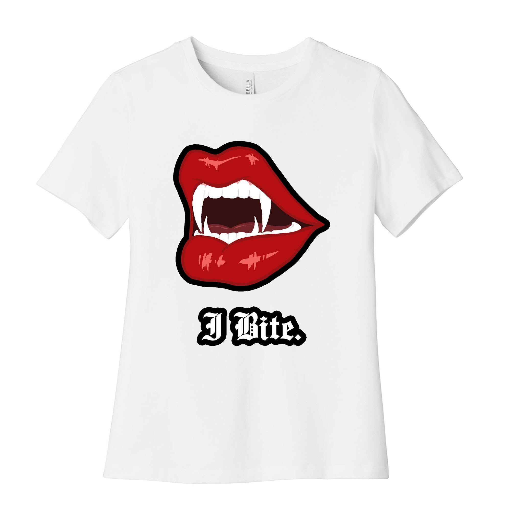 I Bite. Women's Cotton Tee