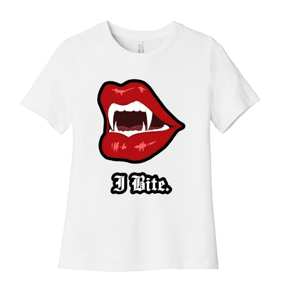 I Bite. Women's Cotton Tee