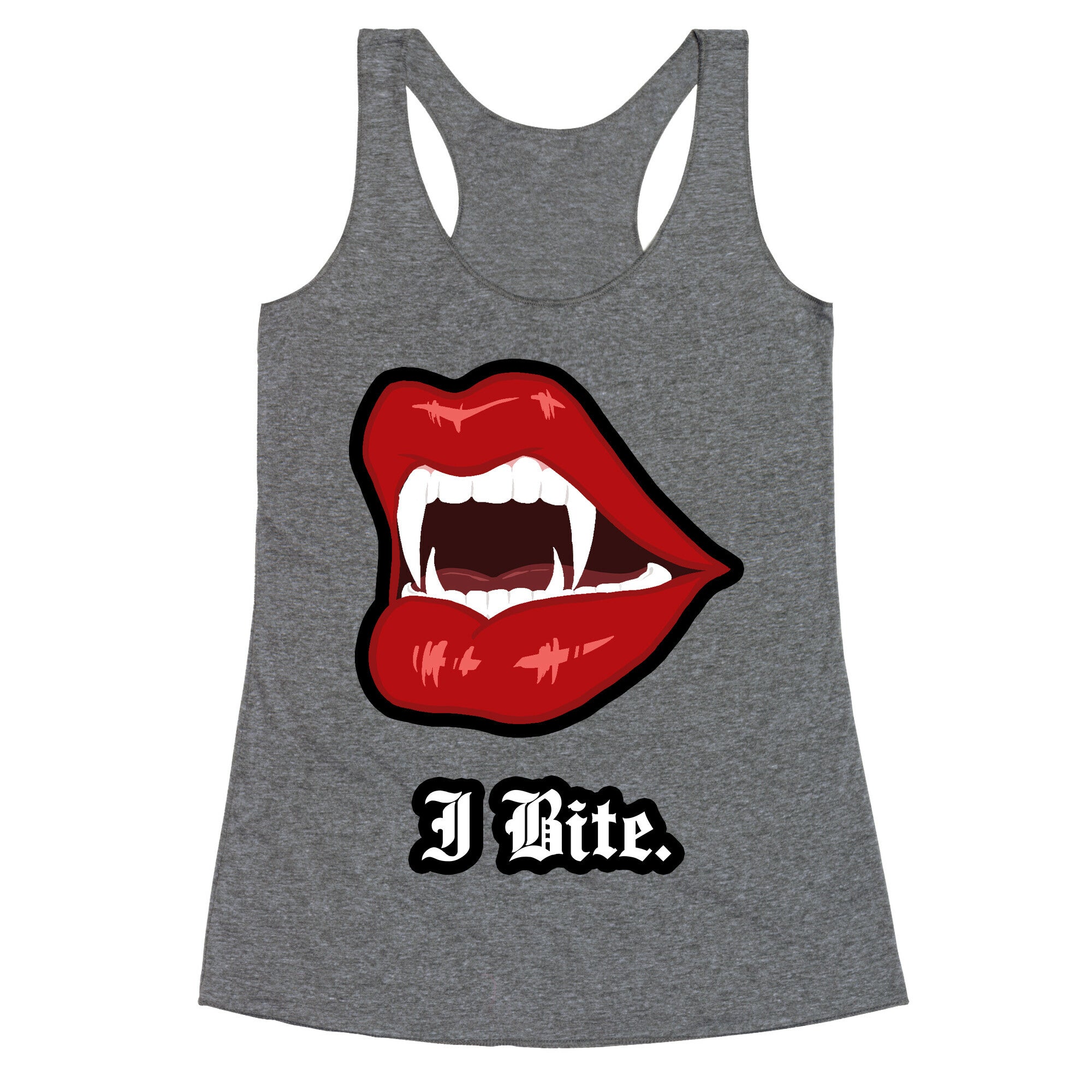 I Bite. Racerback Tank