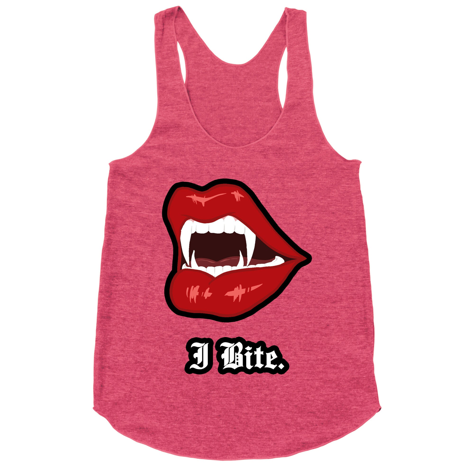 I Bite. Racerback Tank