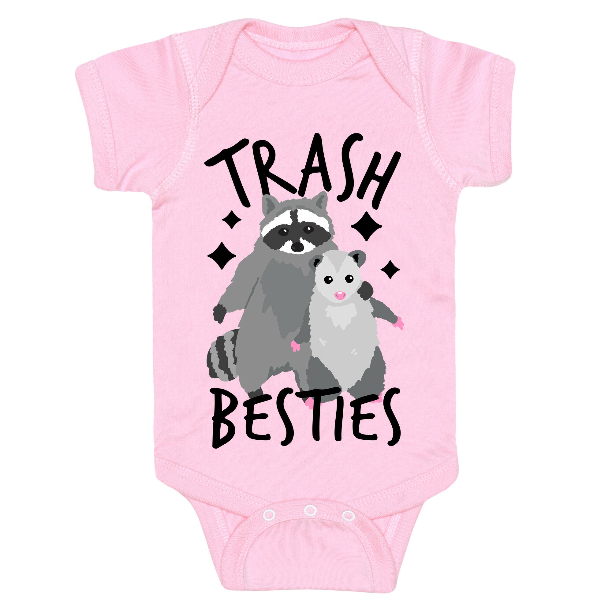 Trash Besties Baby One Piece