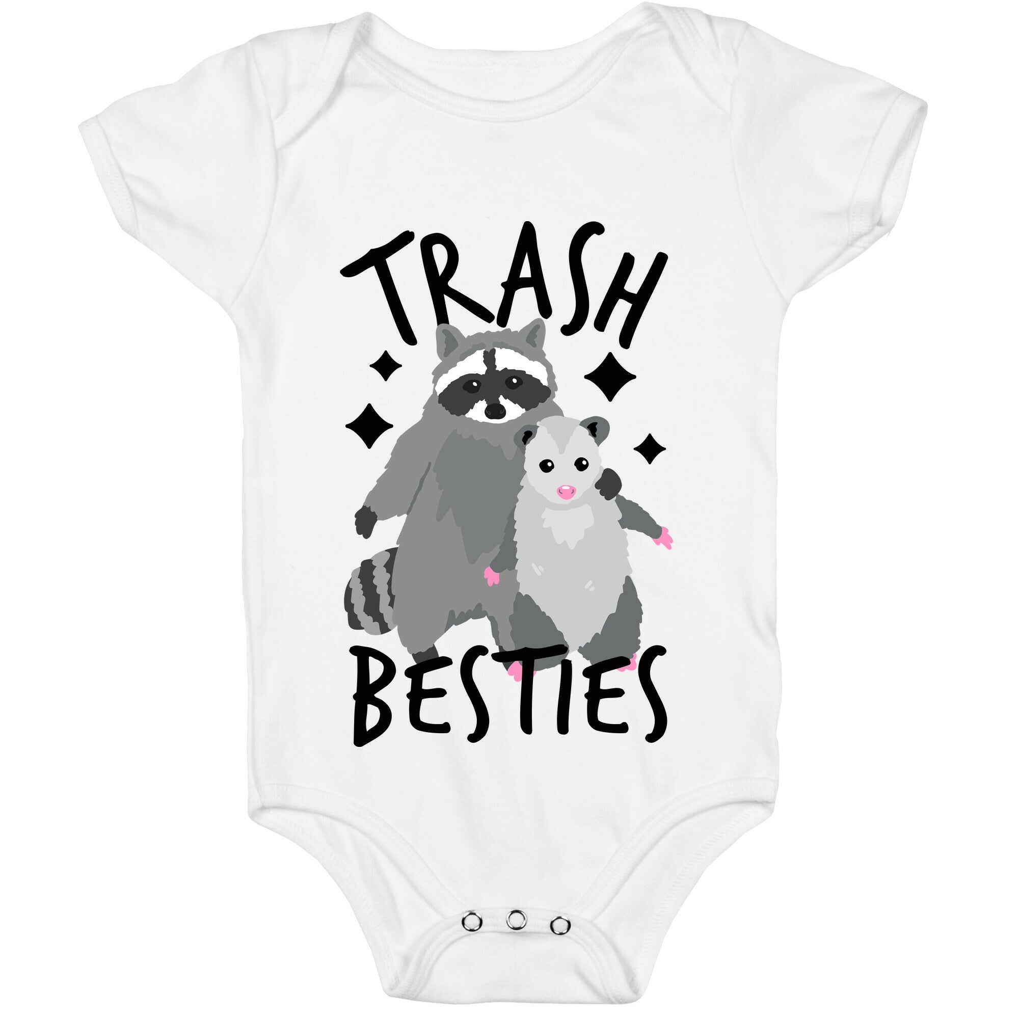 Trash Besties Baby One Piece