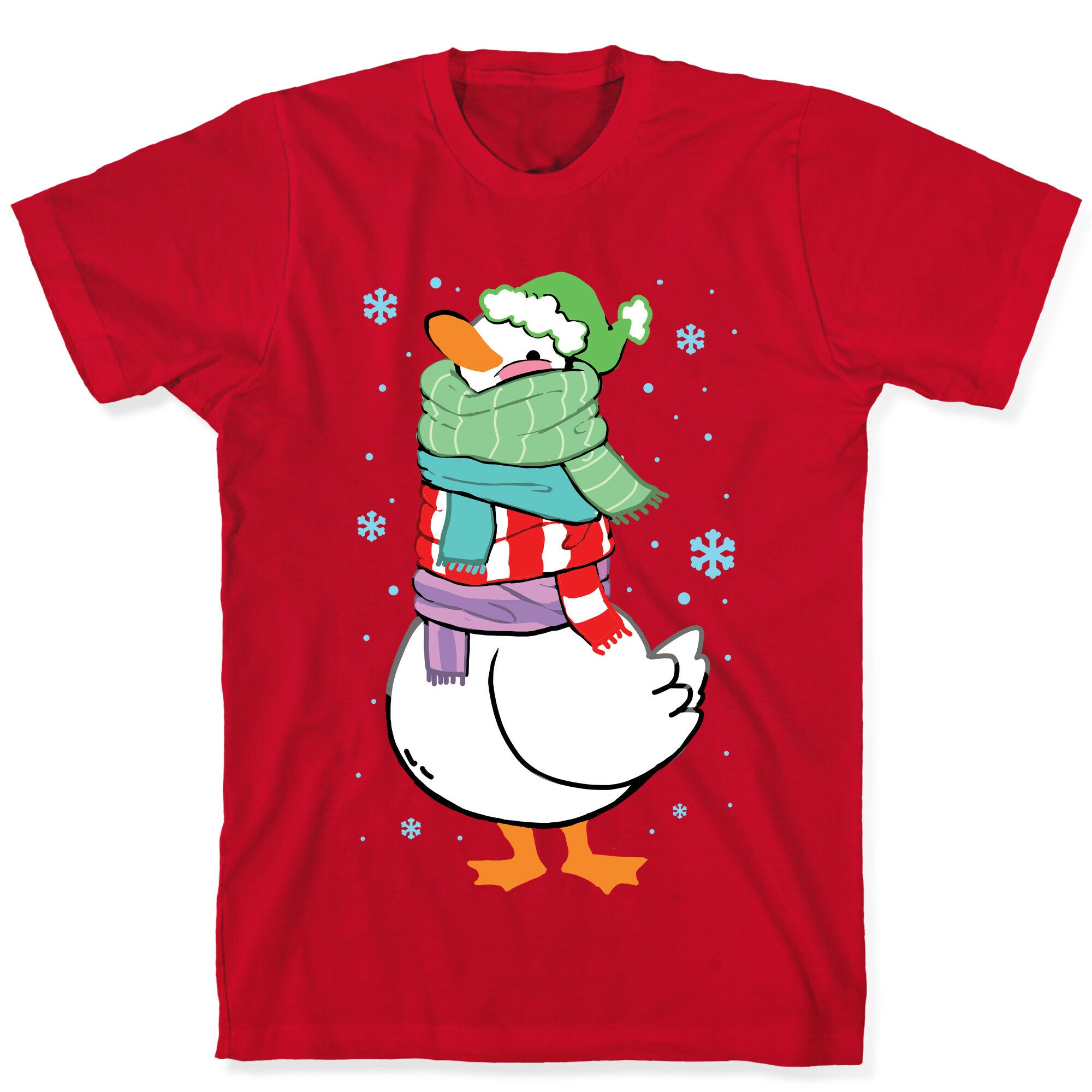 Scarf Duck T-Shirt