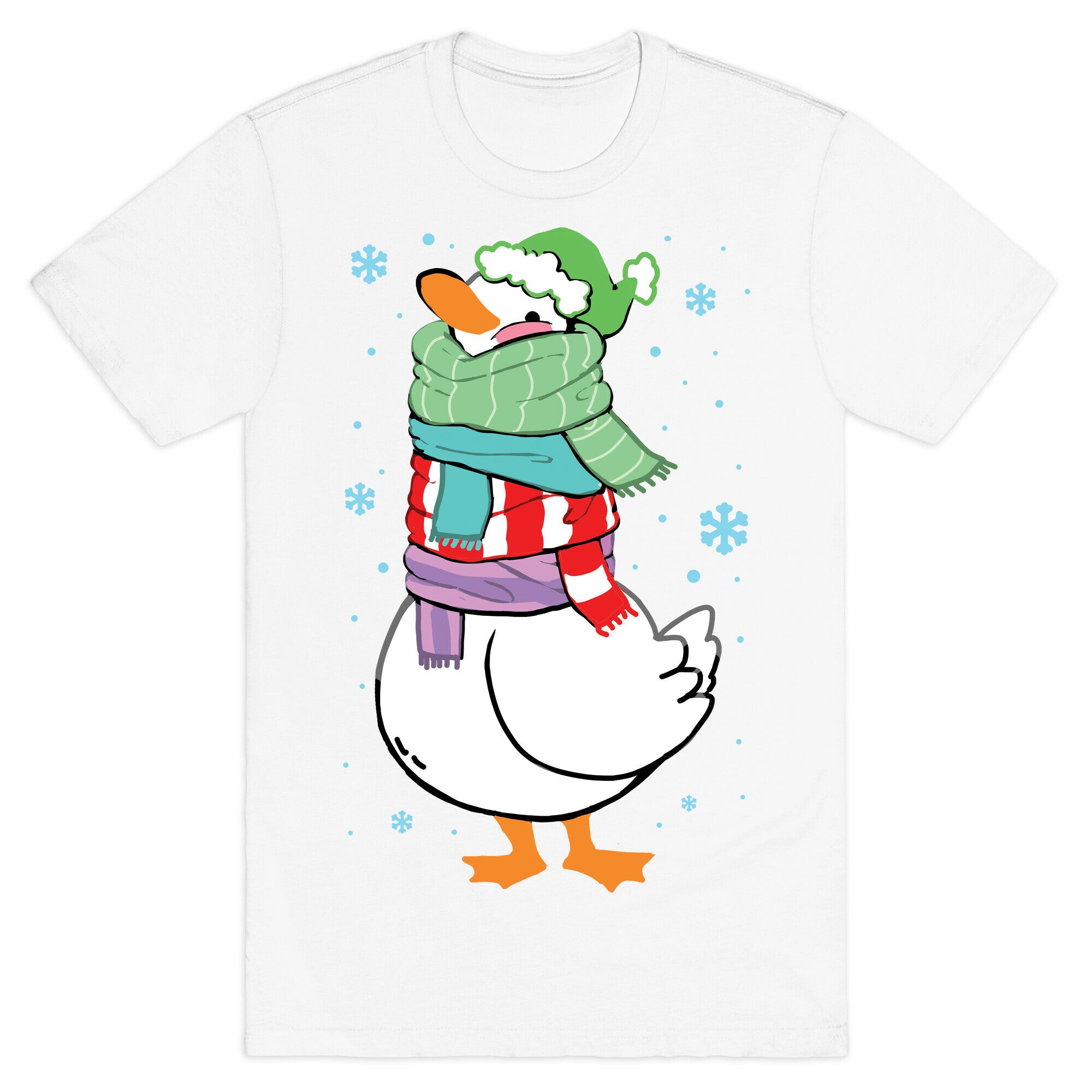 Scarf Duck T-Shirt