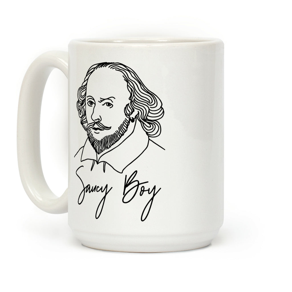 Saucy Boy William Shakespeare Coffee Mug