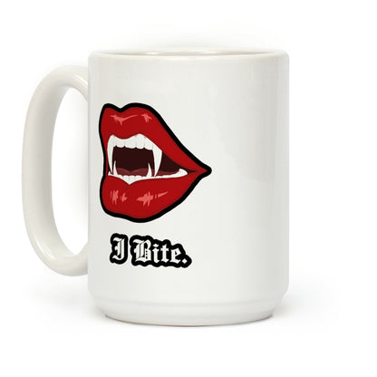 I Bite. Coffee Mug