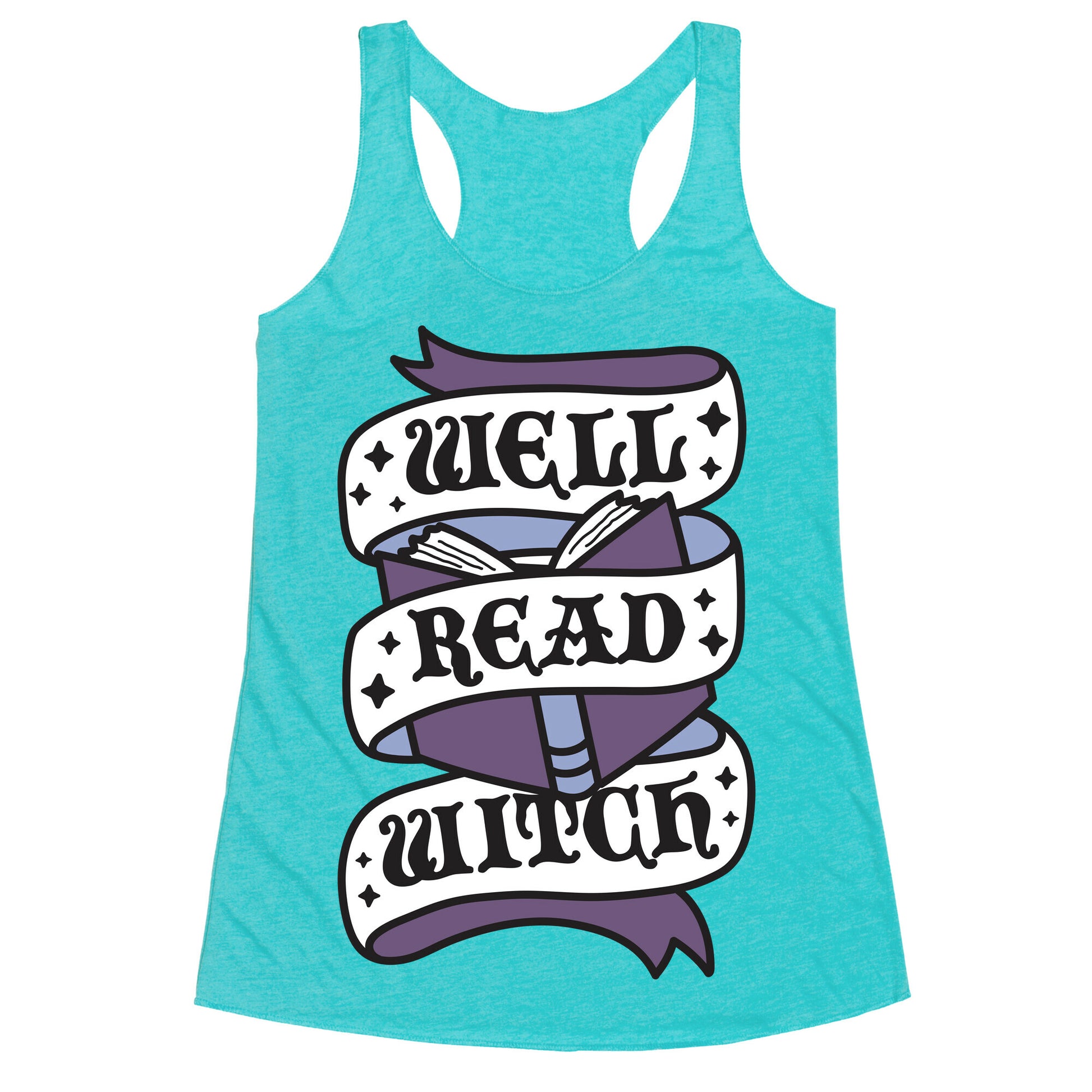 Well Read Witch Racerback Tank