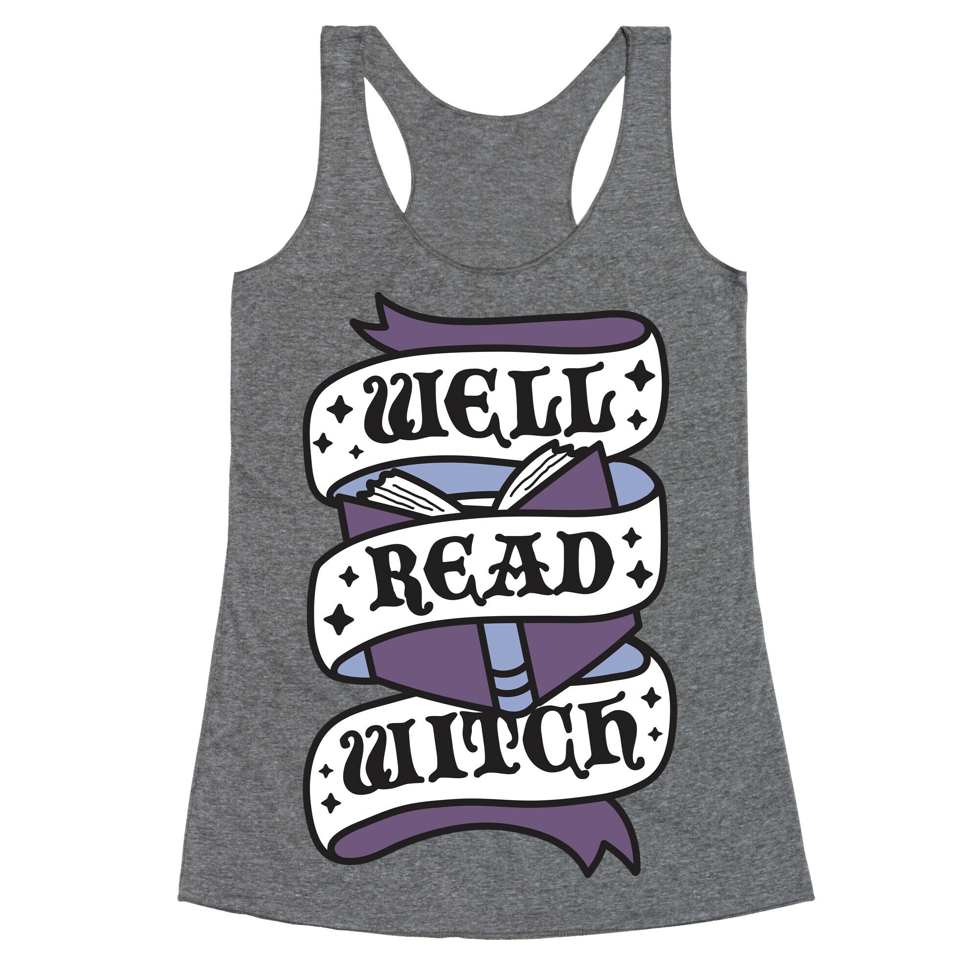 Well Read Witch Racerback Tank
