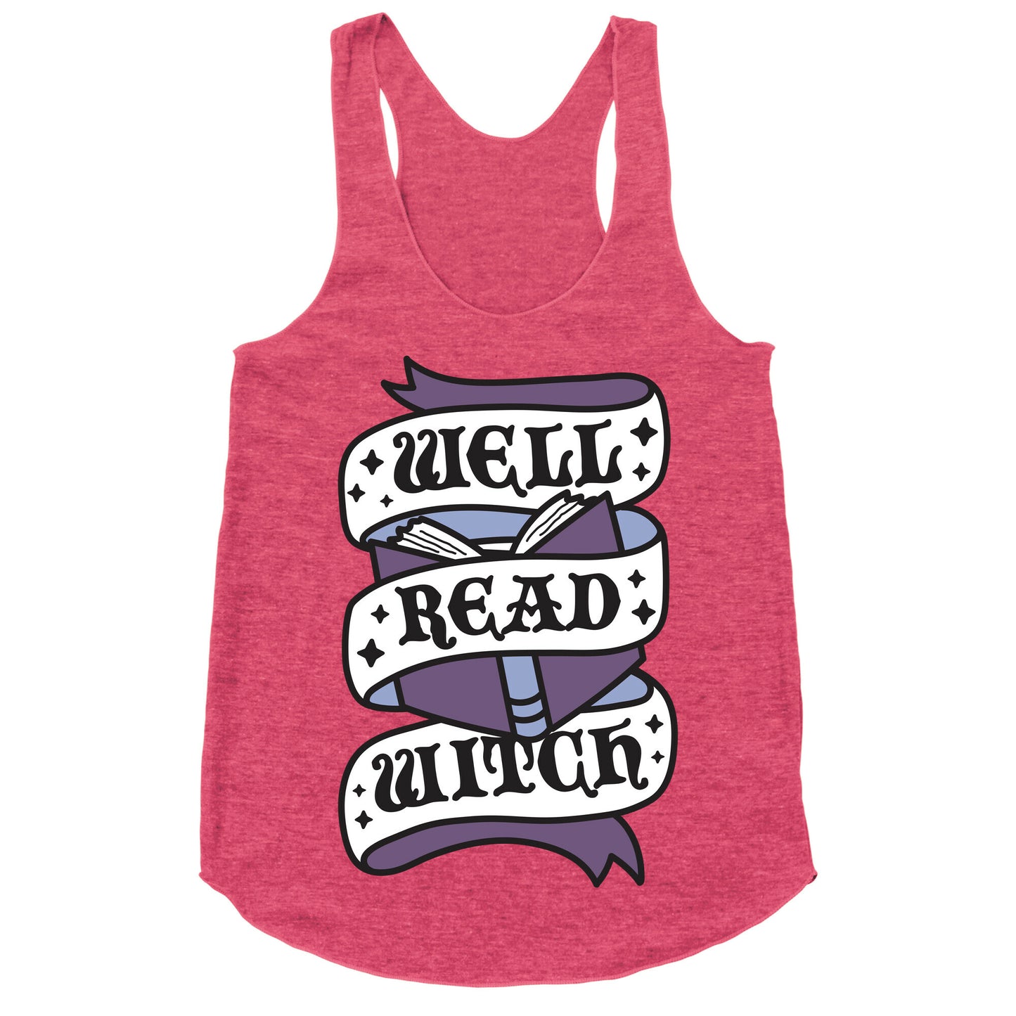 Well Read Witch Racerback Tank