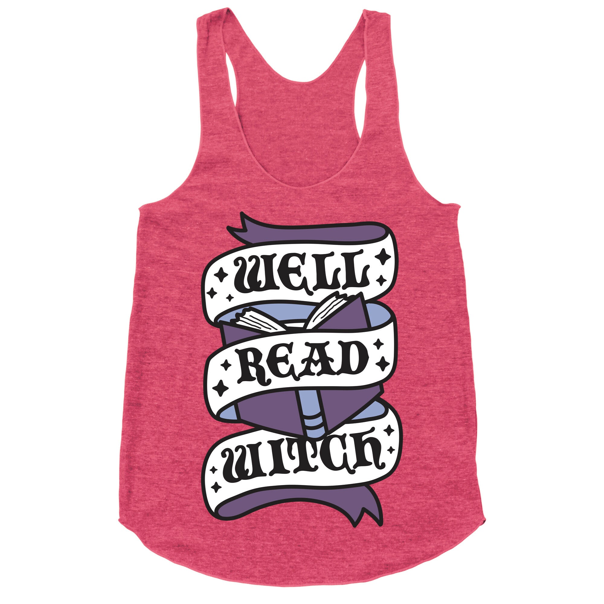 Well Read Witch Racerback Tank