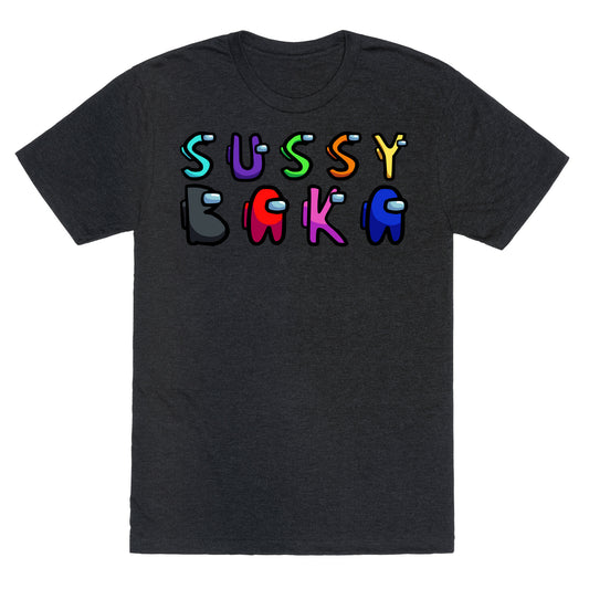 Sussy Baka (Among Us Parody) Unisex Triblend Tee