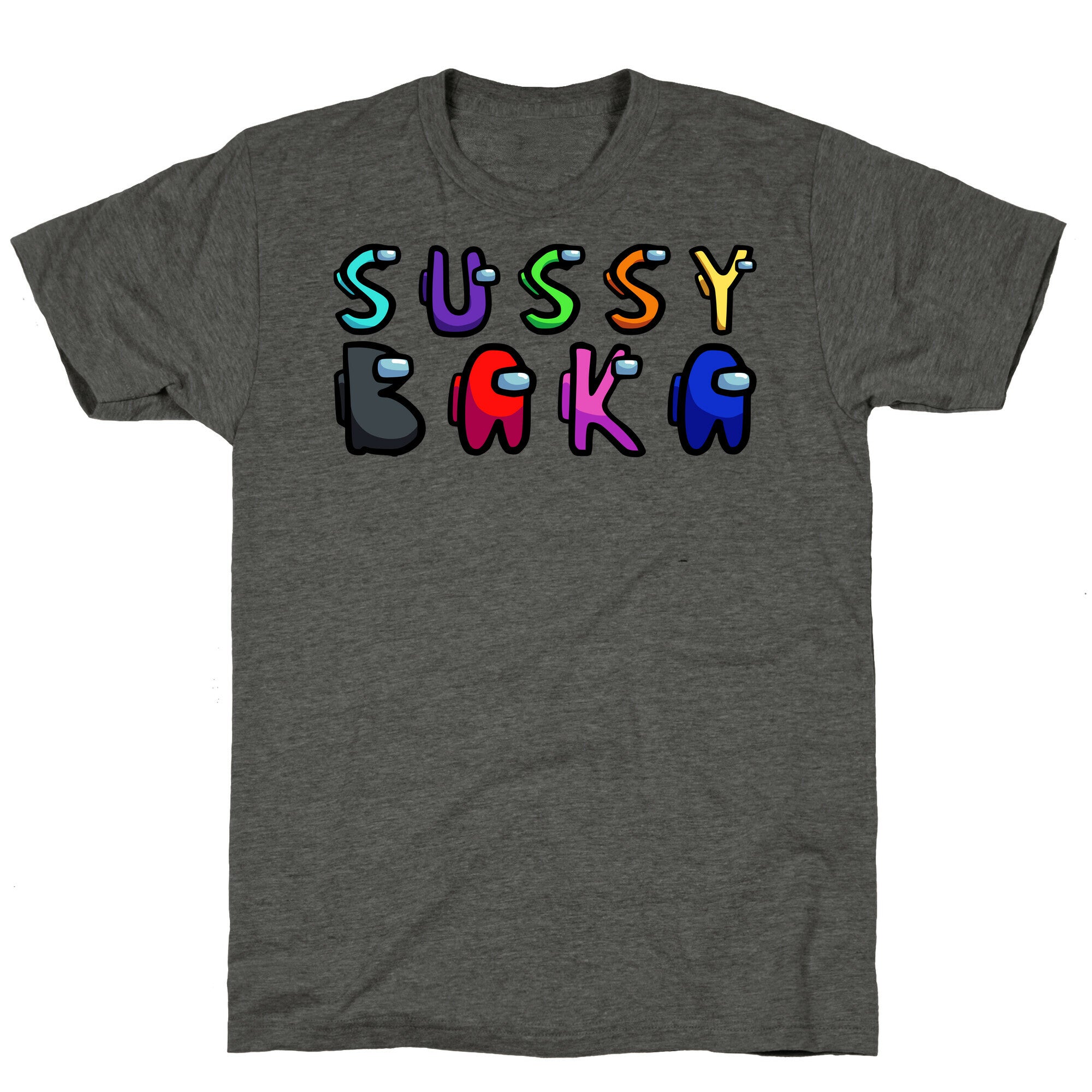 Sussy Baka (Among Us Parody) Unisex Triblend Tee