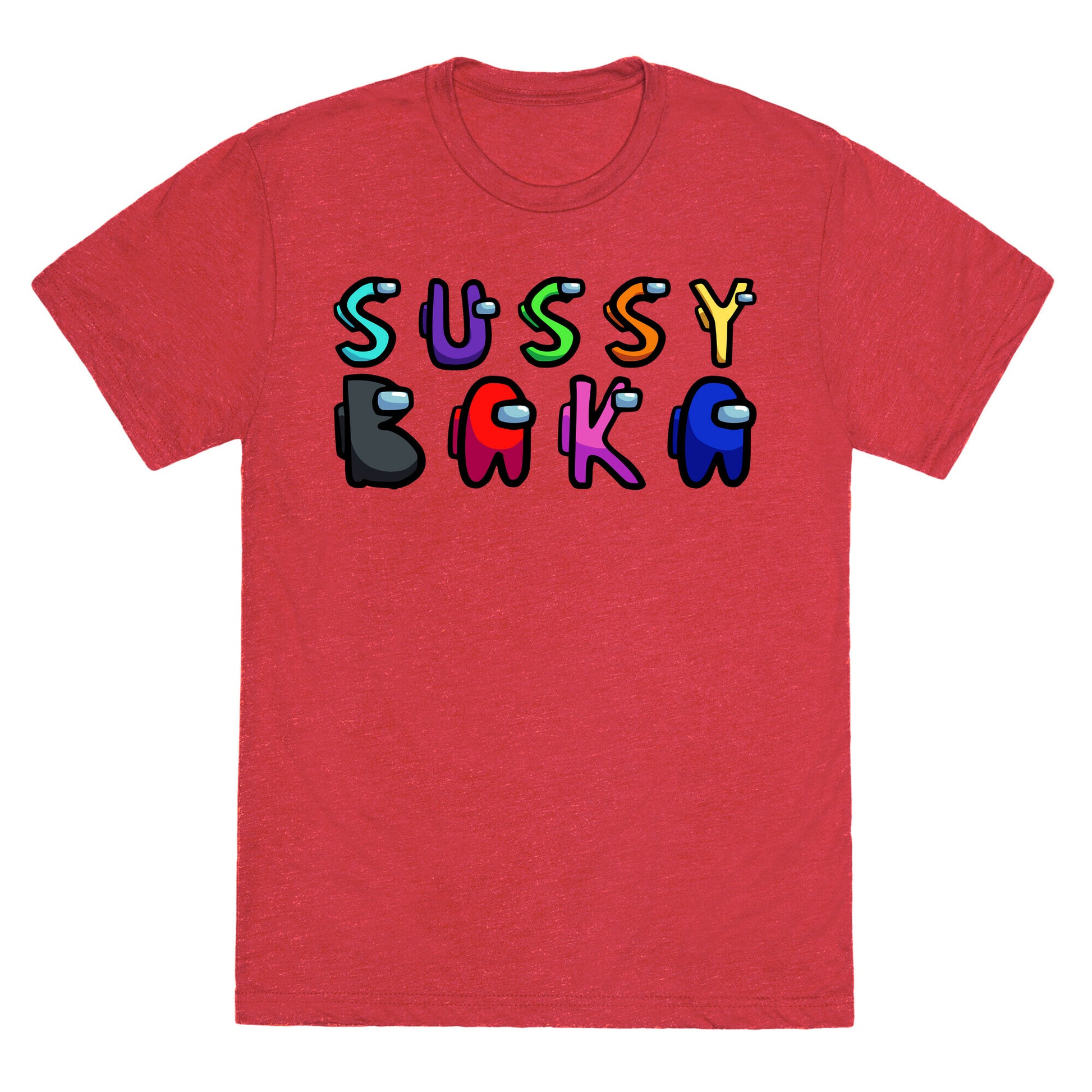 Sussy Baka (Among Us Parody) Unisex Triblend Tee