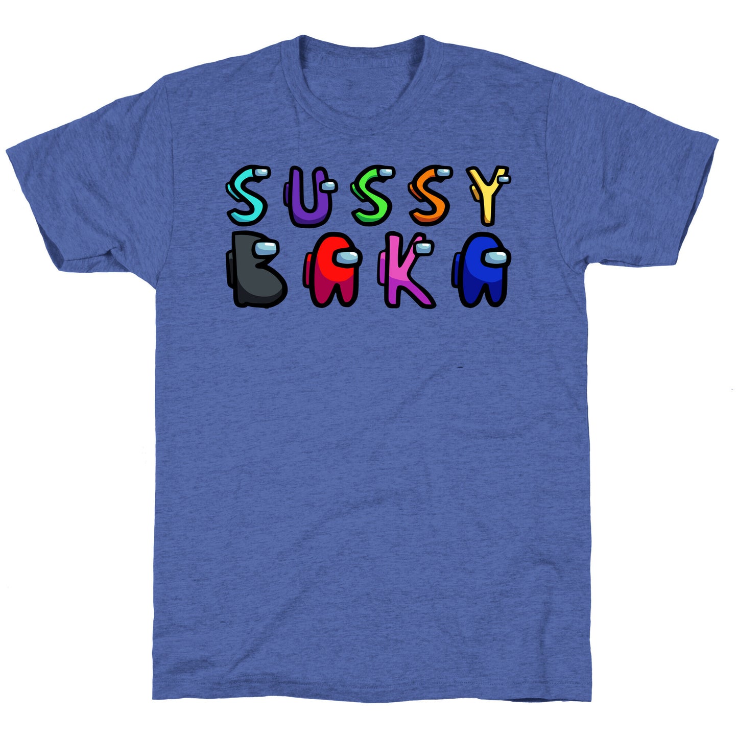 Sussy Baka (Among Us Parody) Unisex Triblend Tee