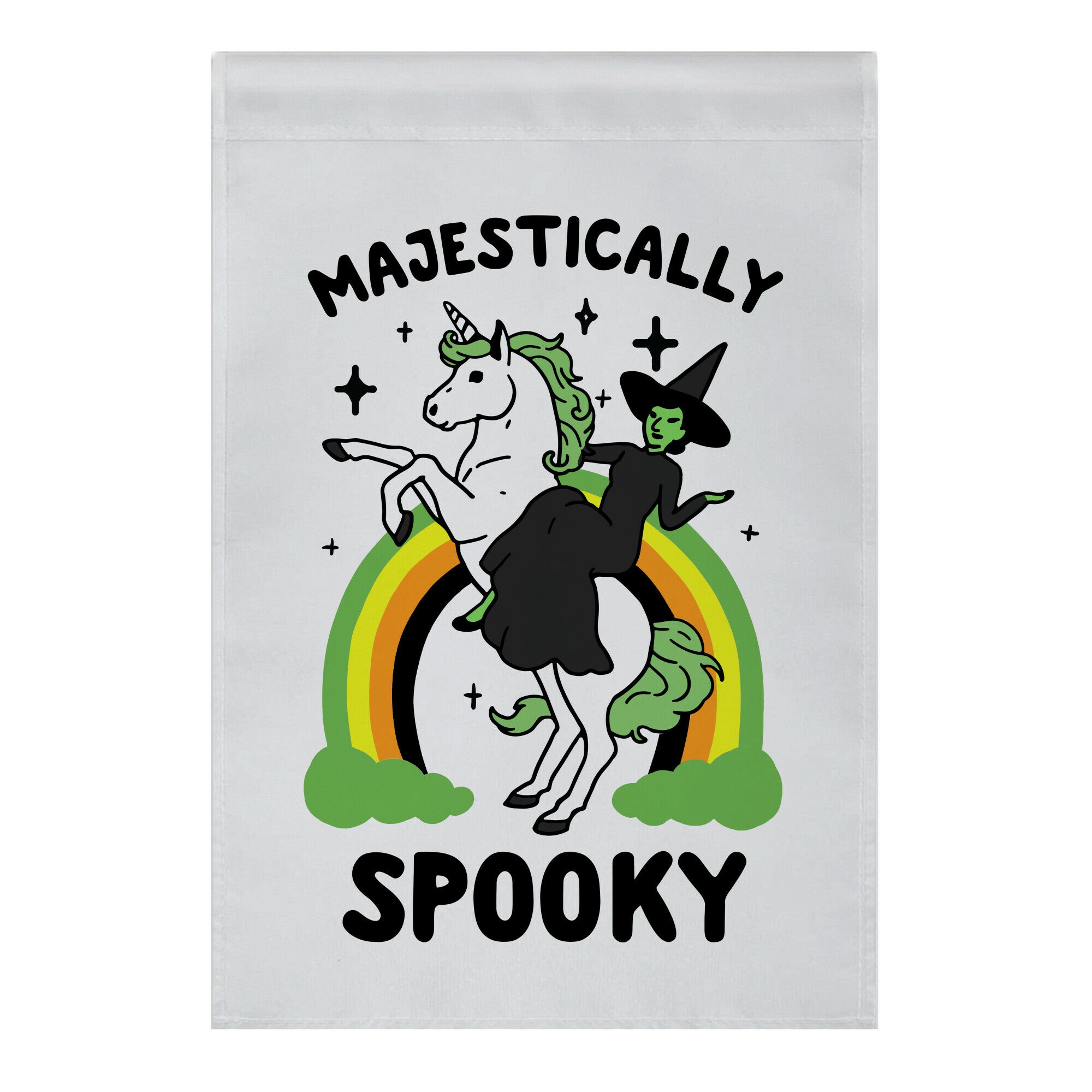 Majestically Spooky Garden Flag