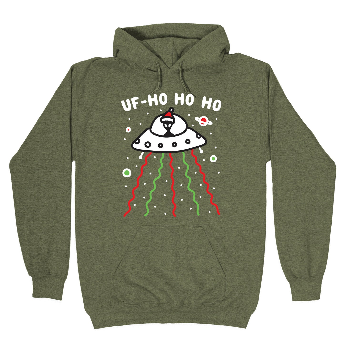 UF-Ho Ho Ho Santa Alien Hoodie