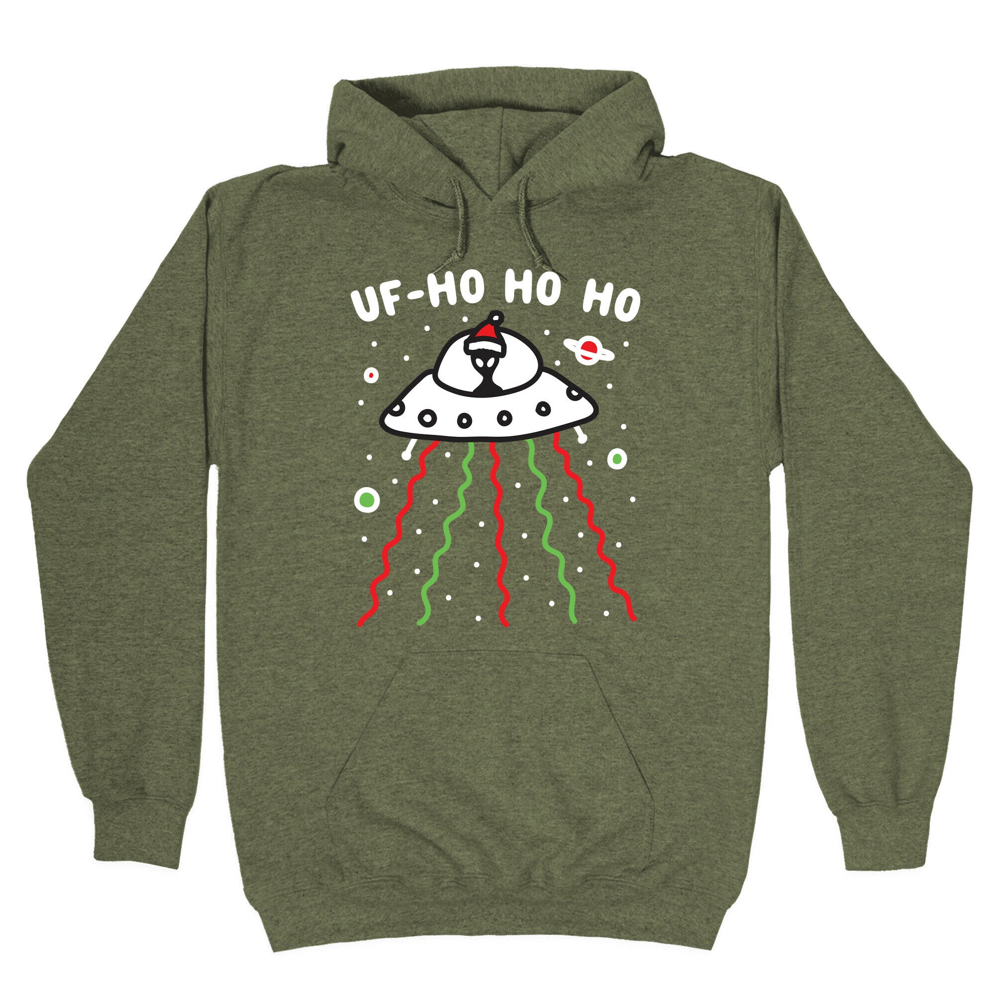 UF-Ho Ho Ho Santa Alien Hoodie