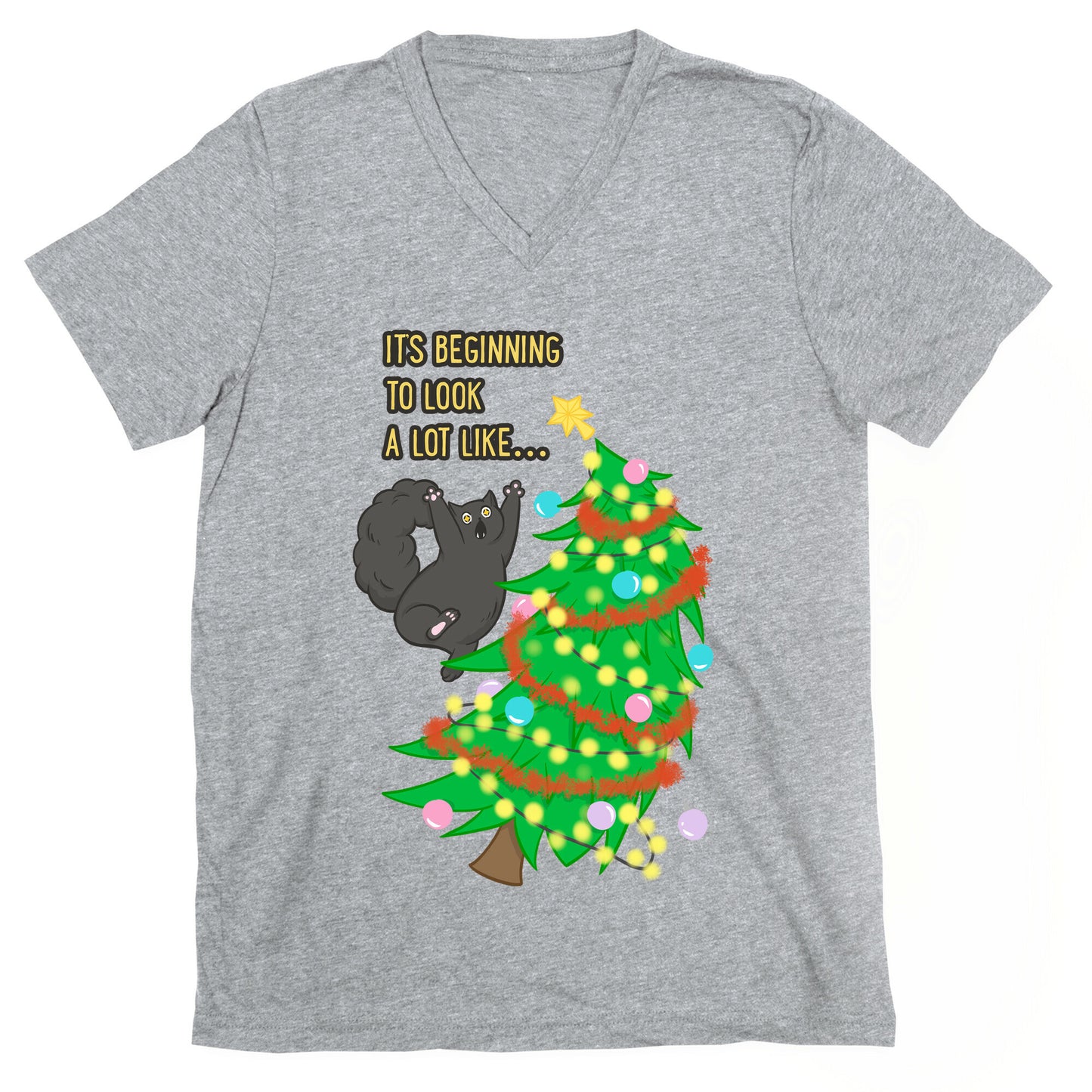 It's Beginning to Look a Lot Like... (chaos) V-Neck