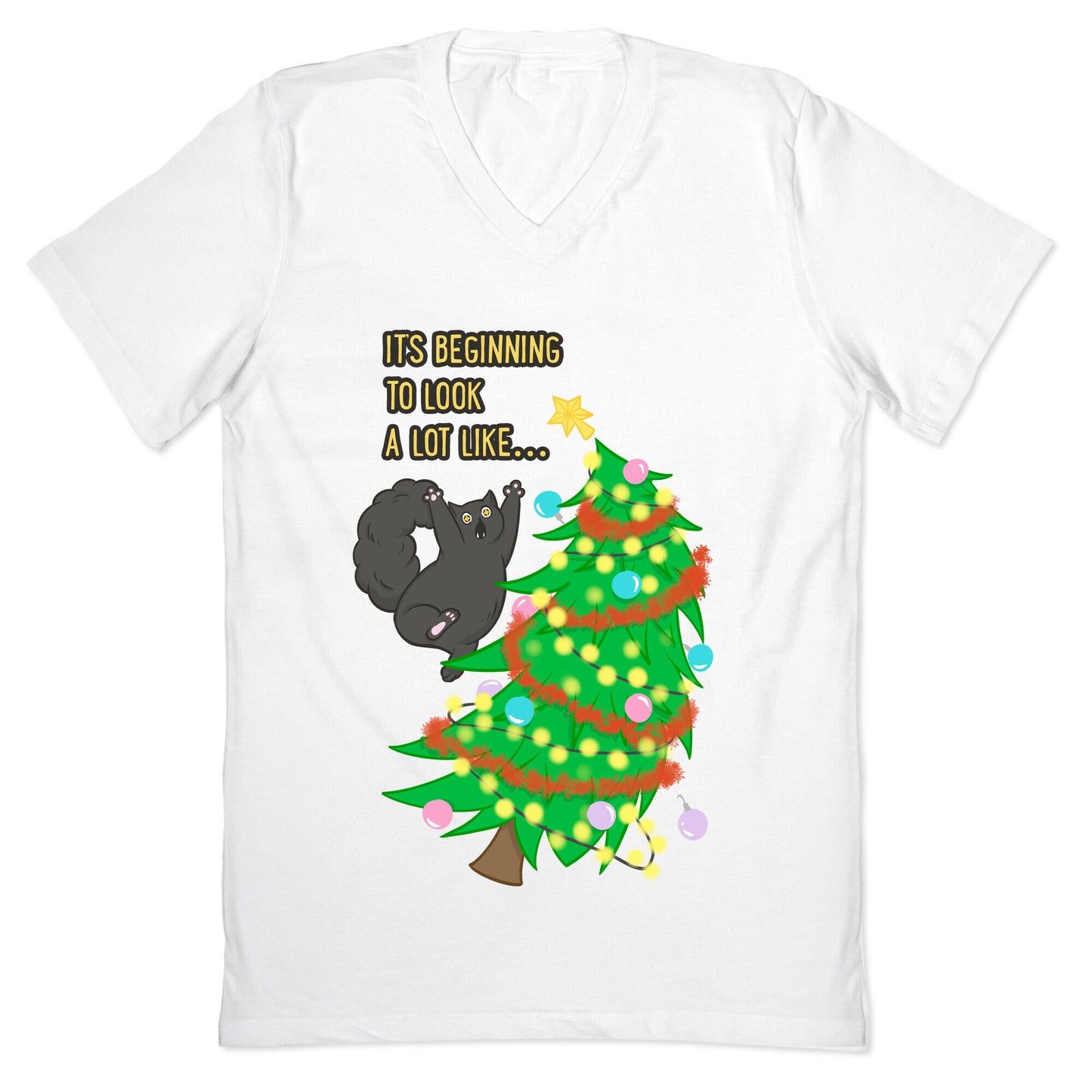 It's Beginning to Look a Lot Like... (chaos) V-Neck