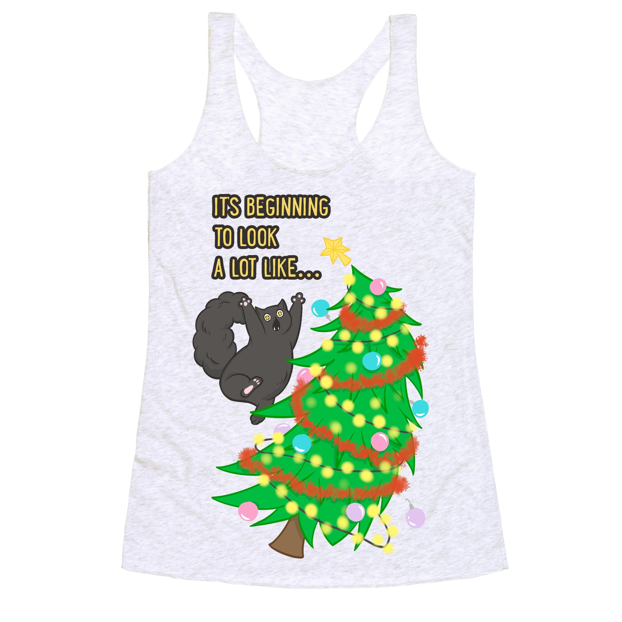 It's Beginning to Look a Lot Like... (chaos) Racerback Tank