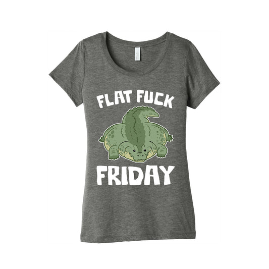 Flat Fuck Friday Women's Triblend Tee