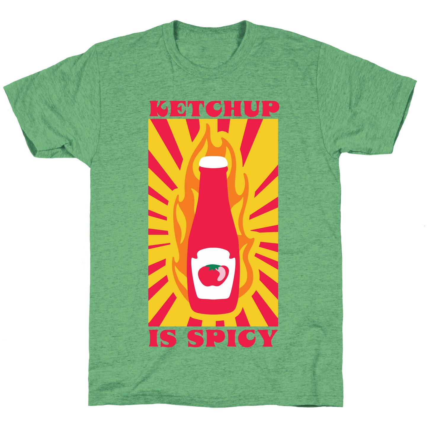 Ketchup Is Spicy Unisex Triblend Tee