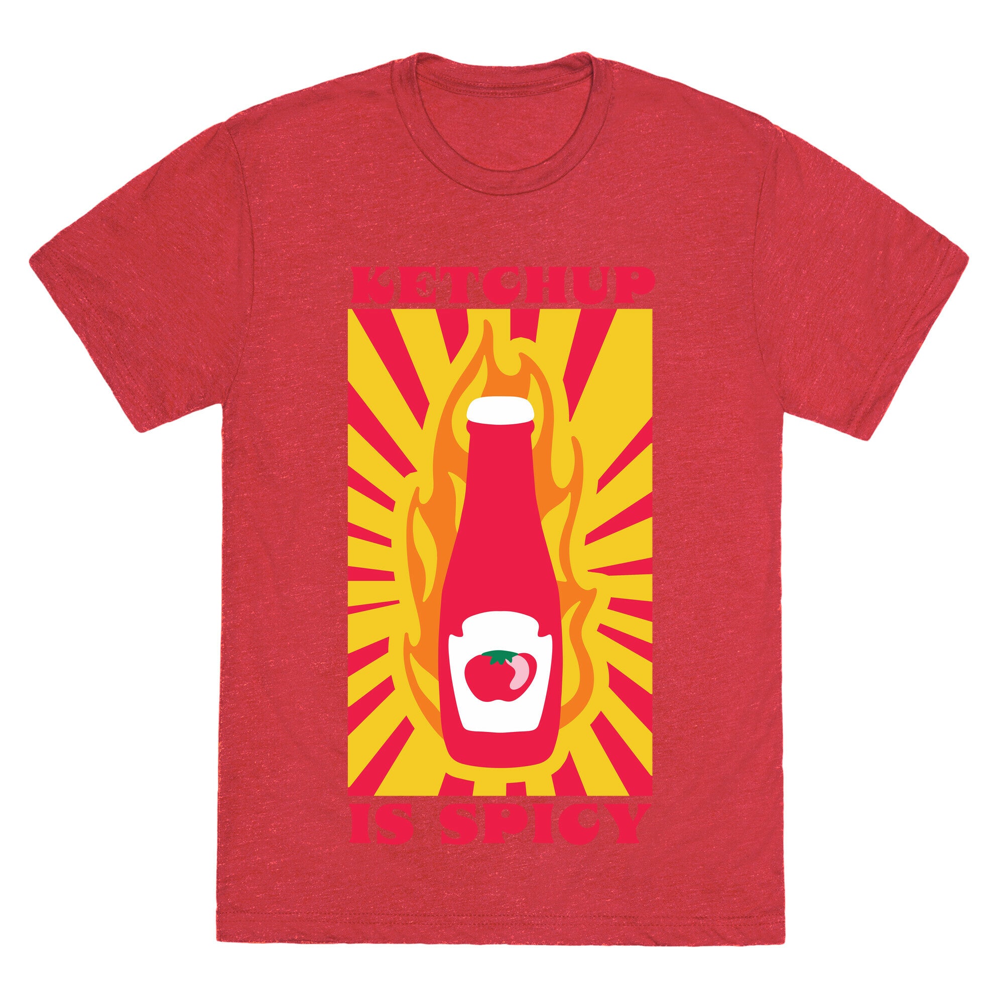 Ketchup Is Spicy Unisex Triblend Tee