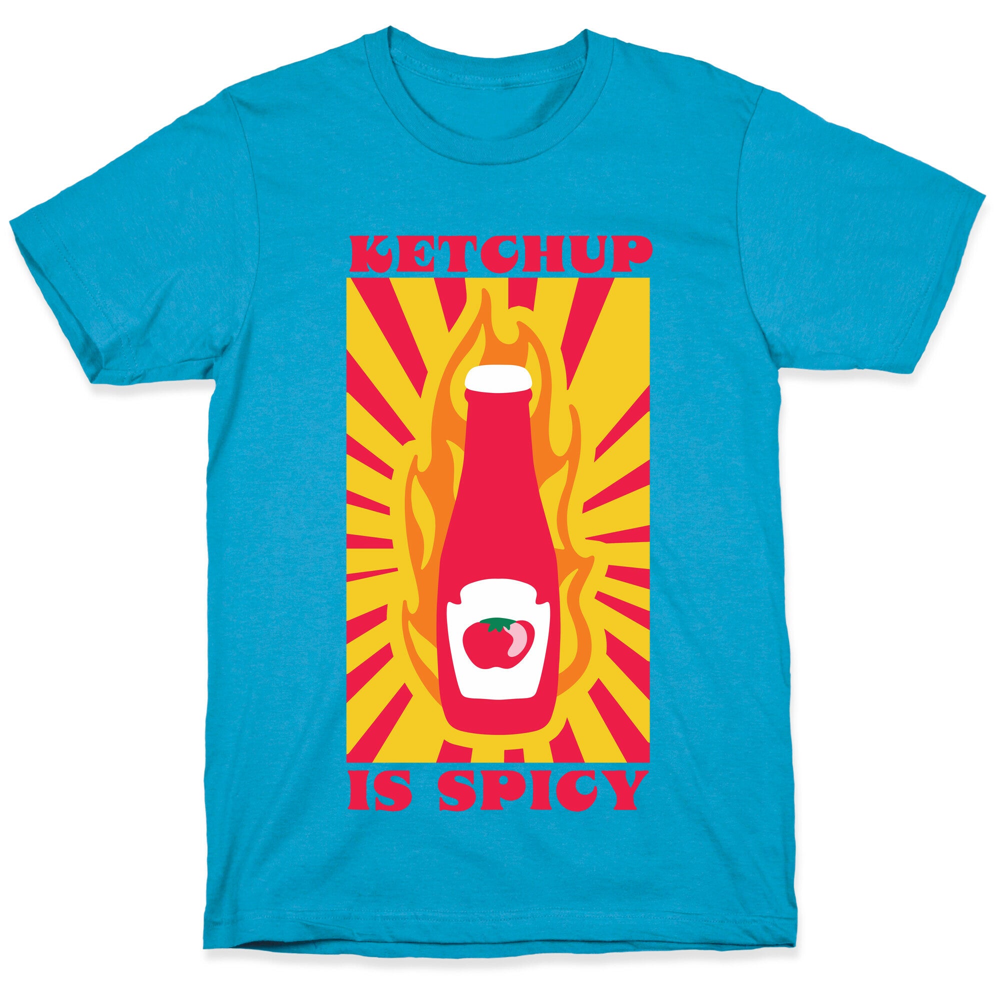 Ketchup Is Spicy Unisex Triblend Tee