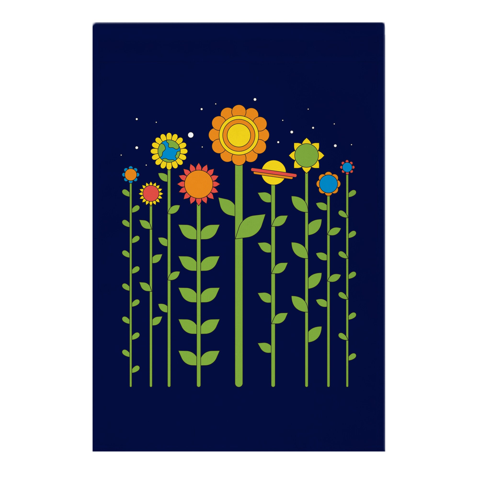 Plant Planets Garden Flag