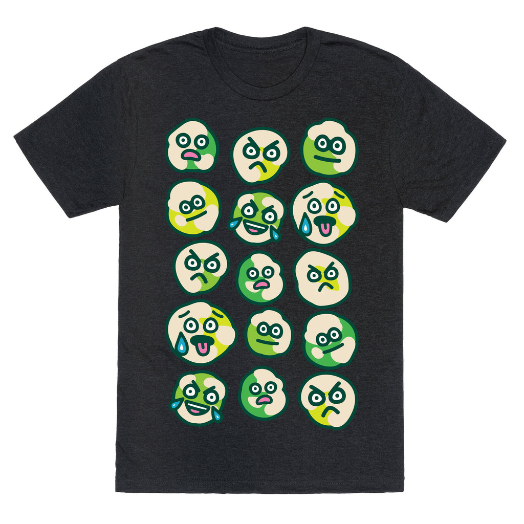 Wasabi Peas Pattern Unisex Triblend Tee