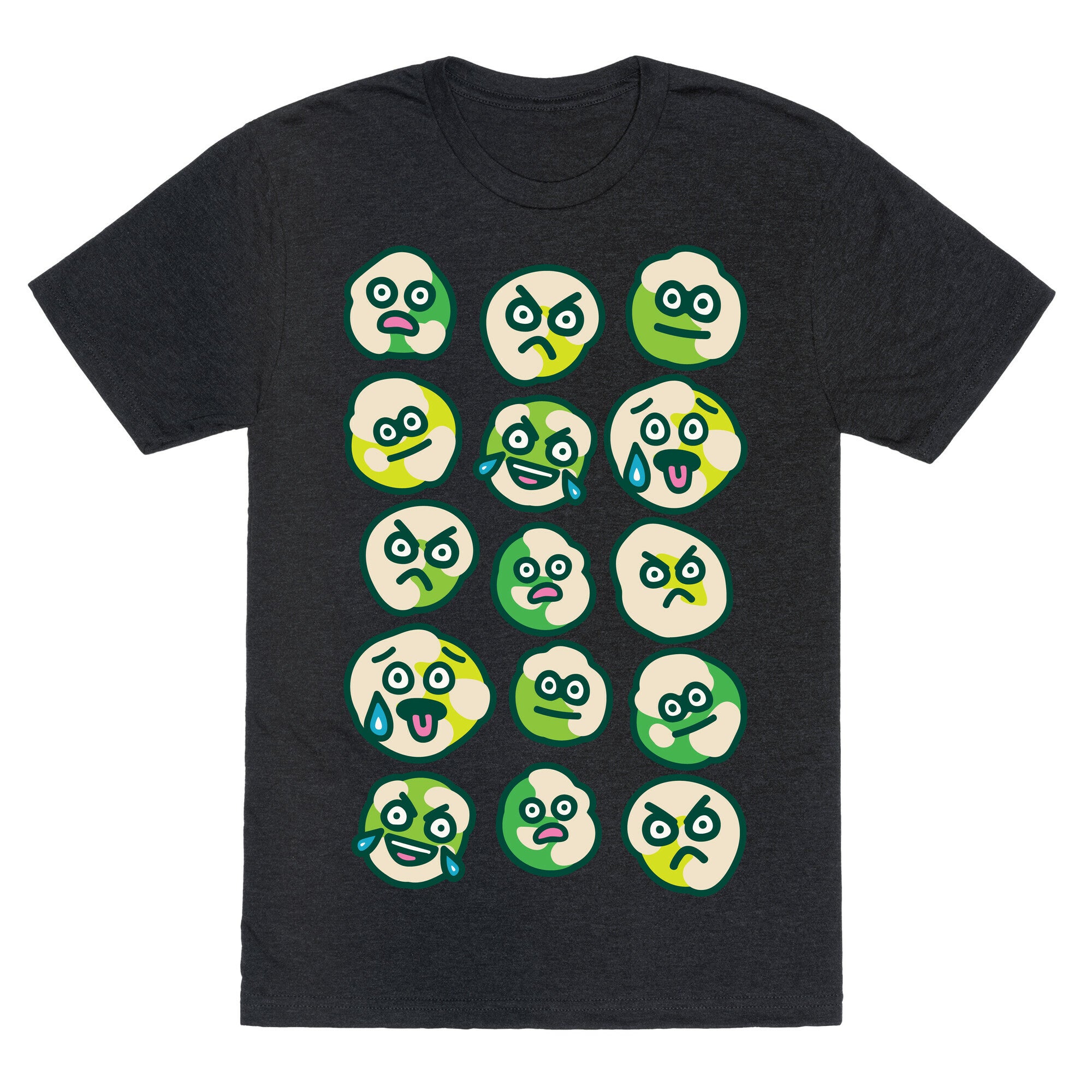 Wasabi Peas Pattern Unisex Triblend Tee