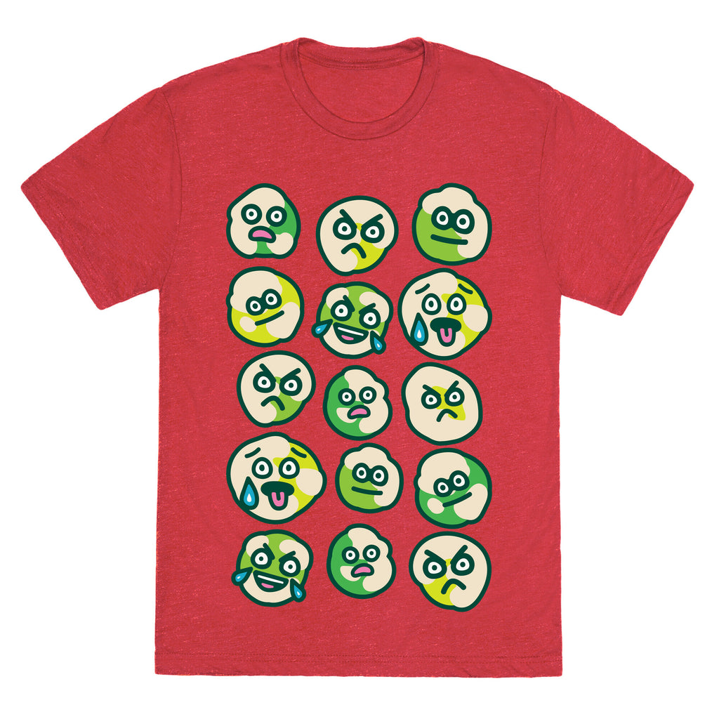Wasabi Peas Pattern Unisex Triblend Tee