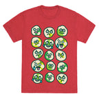 Wasabi Peas Pattern Unisex Triblend Tee