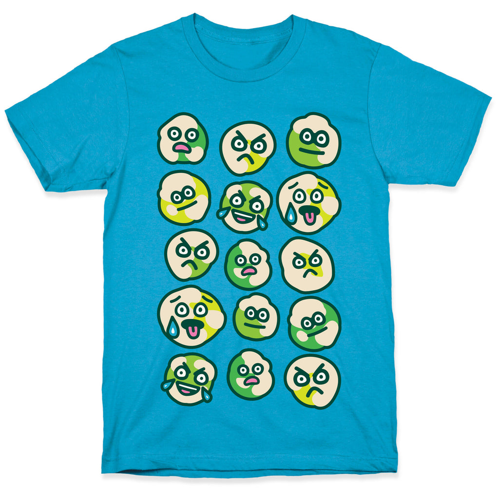 Wasabi Peas Pattern Unisex Triblend Tee