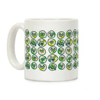 Wasabi Peas Pattern Coffee Mug