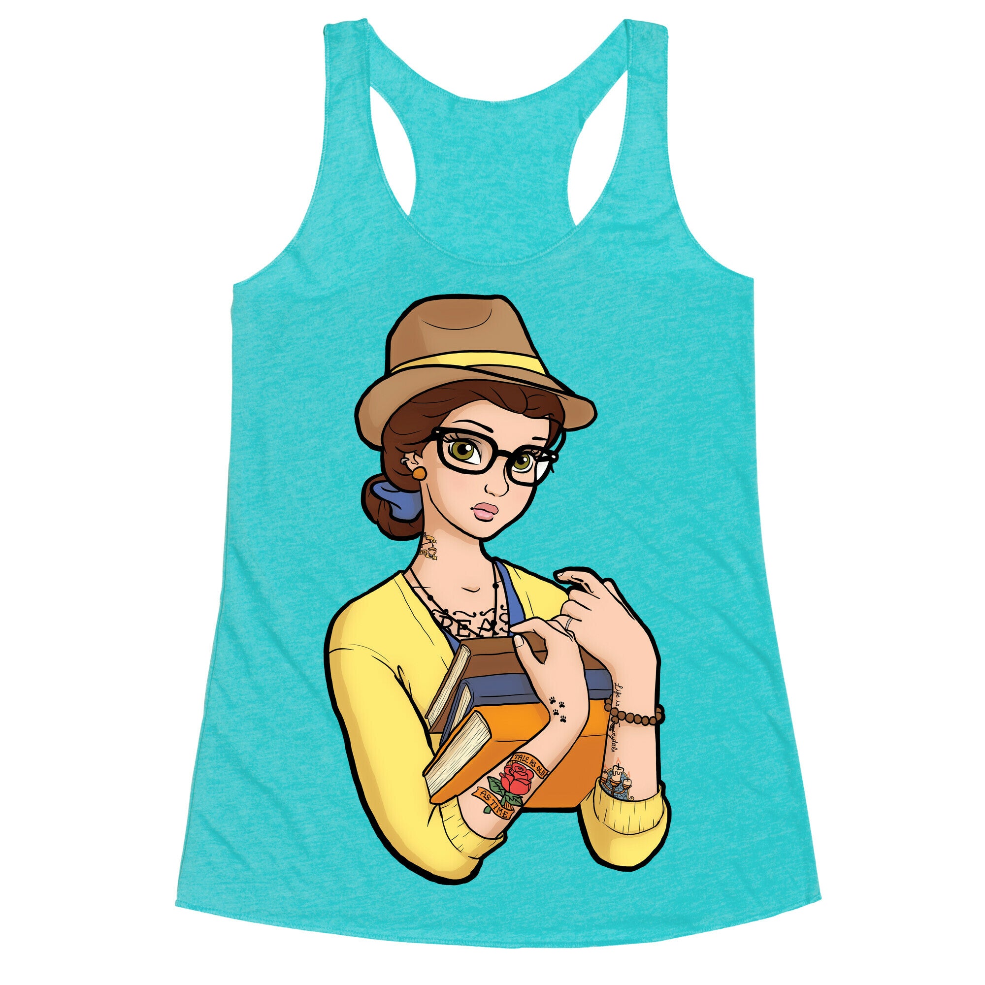 Hipster Belle Racerback Tank