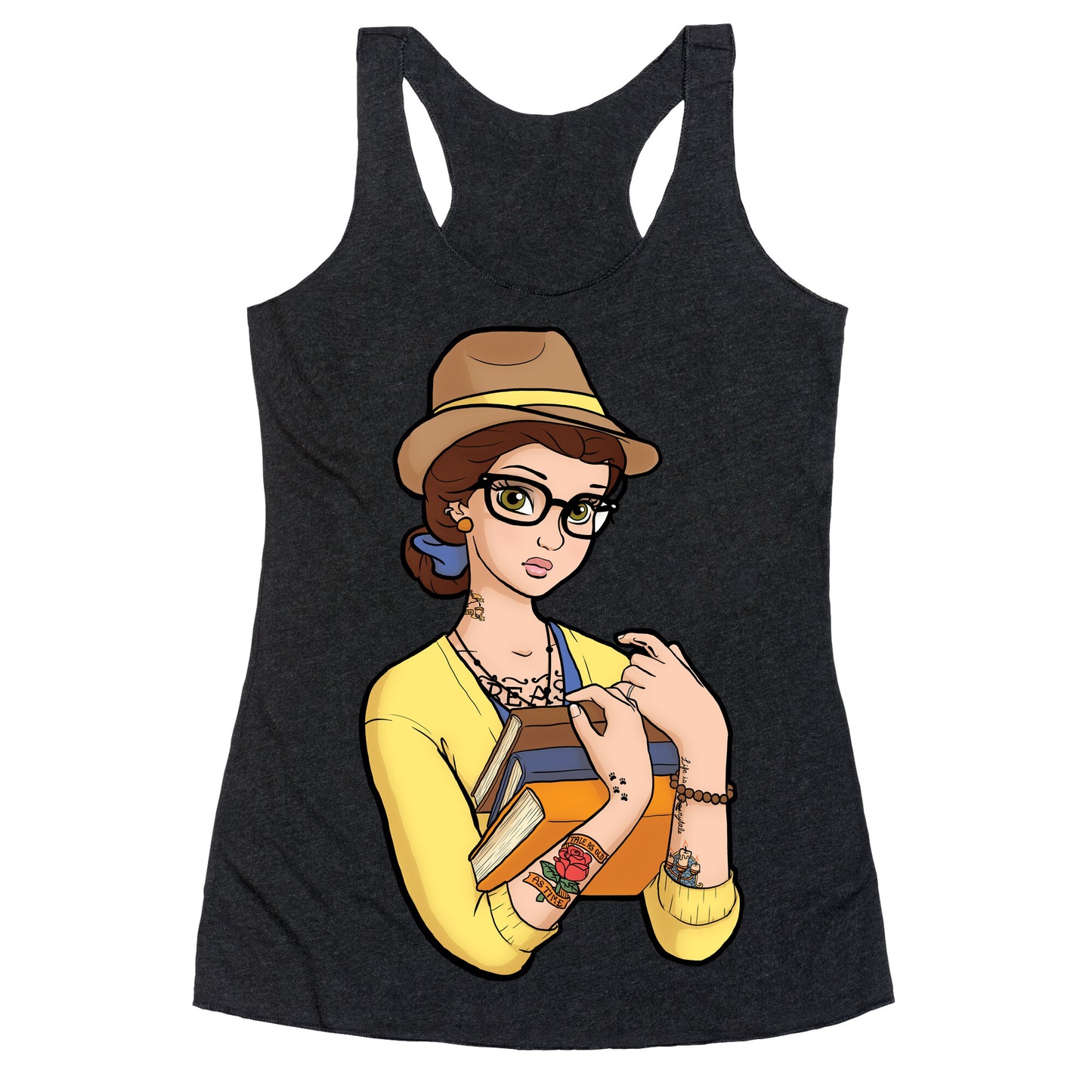 Hipster Belle Racerback Tank