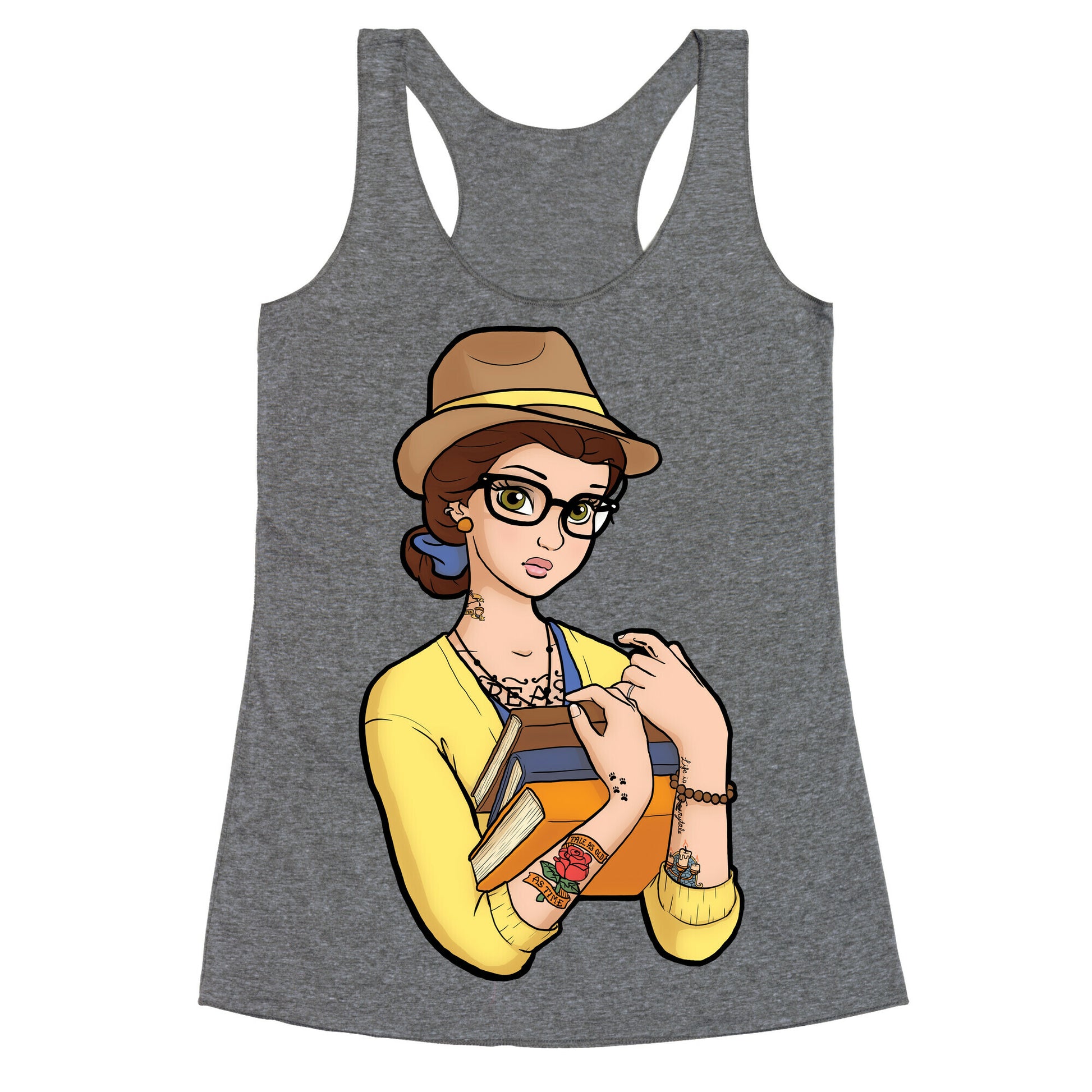 Hipster Belle Racerback Tank