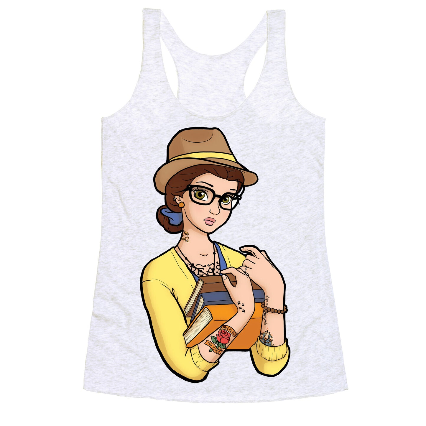 Hipster Belle Racerback Tank