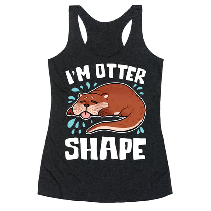 I'm Otter Shape Racerback Tank